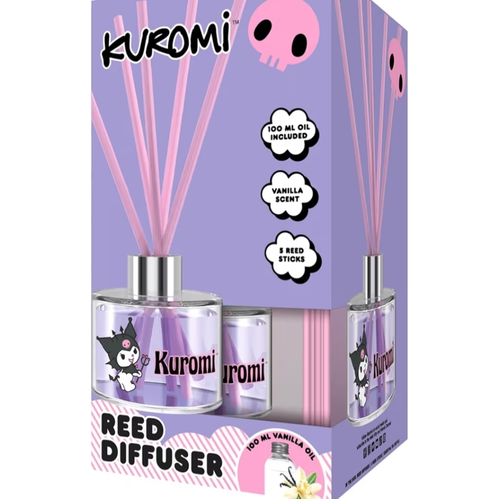 Hello Kitty X Kuromi Vanilla Scent Reed Diffuser Set - Picture 2 of 7